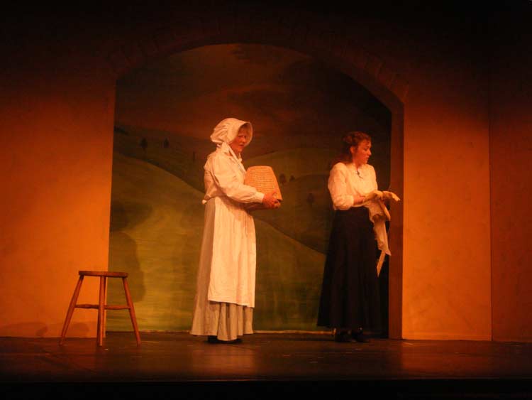 Janet Tolputt as Liddy with Emma